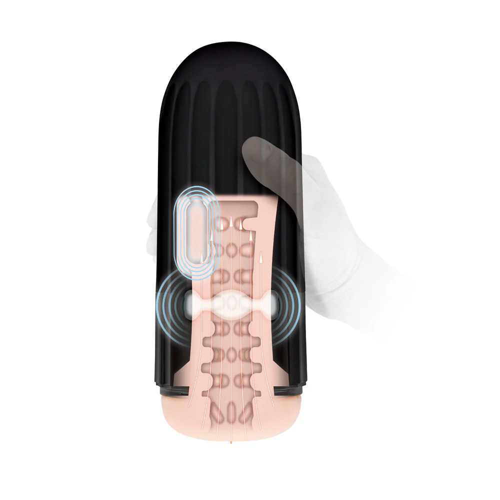 Zolo Jerkmaster - USB Rechargeable Stroking & Sucking Masturbator - Image 5
