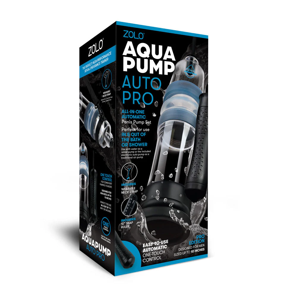 Zolo Aquapump Auto Pro - Clear Auto Water Penis Pump - Image 6