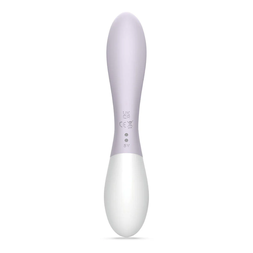 Zini Dew - Purple Hydrangea 20 cm USB Rechargeable Rabbit Vibrator - Image 4